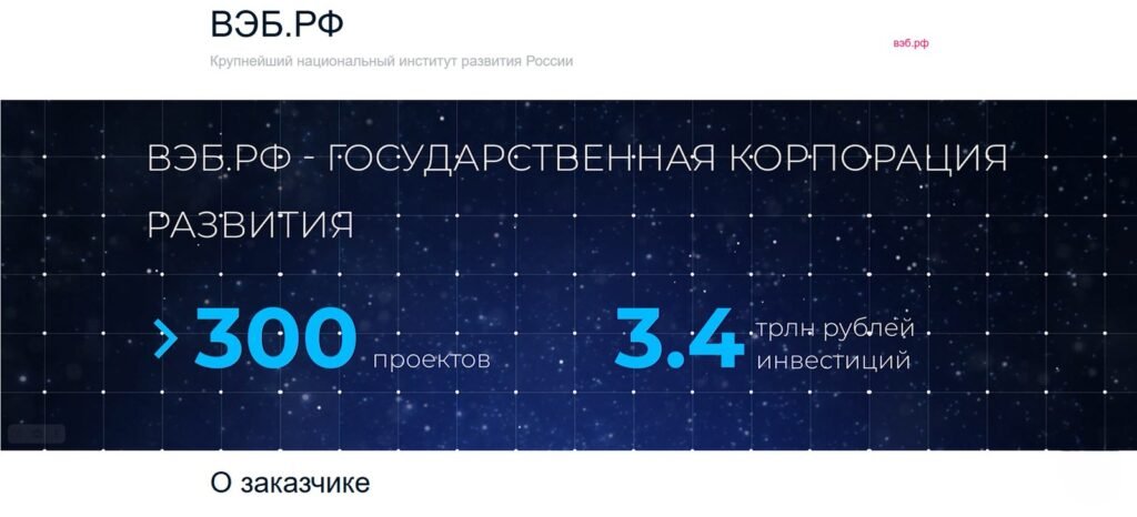 VEB.RF — National Development Corporation Website