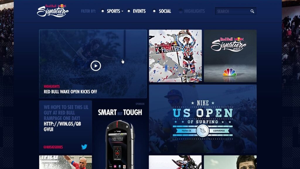 Red Bull Signature Series — content hub